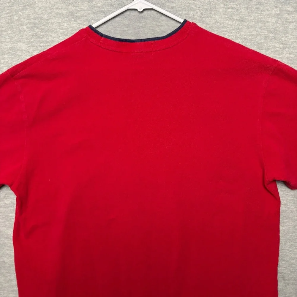 Vintage 90's Polo Ralph Lauren Single Stitch Textured Tee Men's L
